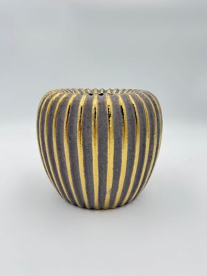 Καφέ Χρυσό Κασπώ Estheti Κεραμικό 19x19x16.5cm