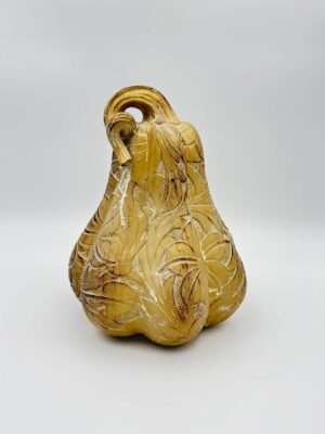 Διακοσμητική Κολοκύθα Polyresin Χρυσή 20x25cm Espiel