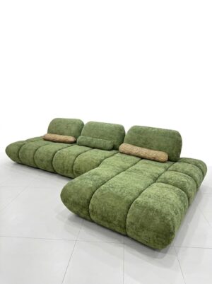 Γωνιακός Καναπές Natura Πράσινος Organic Design